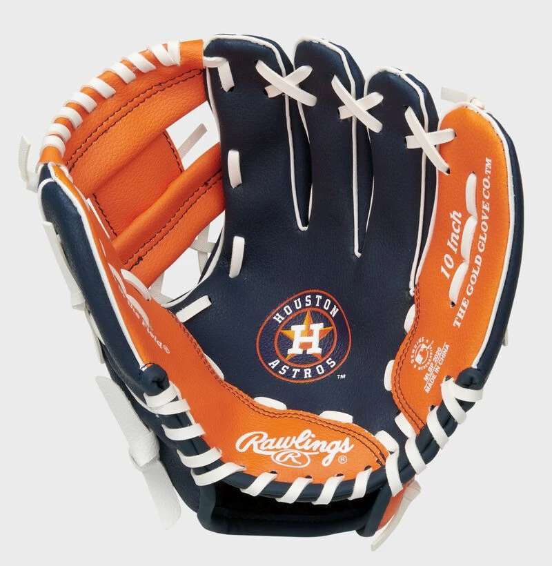 Rawlings Houston Astros 10-Inch Team Logo Glove 3 Rawlings Houston Astros 10-Inch Team Logo Glove - Image 3