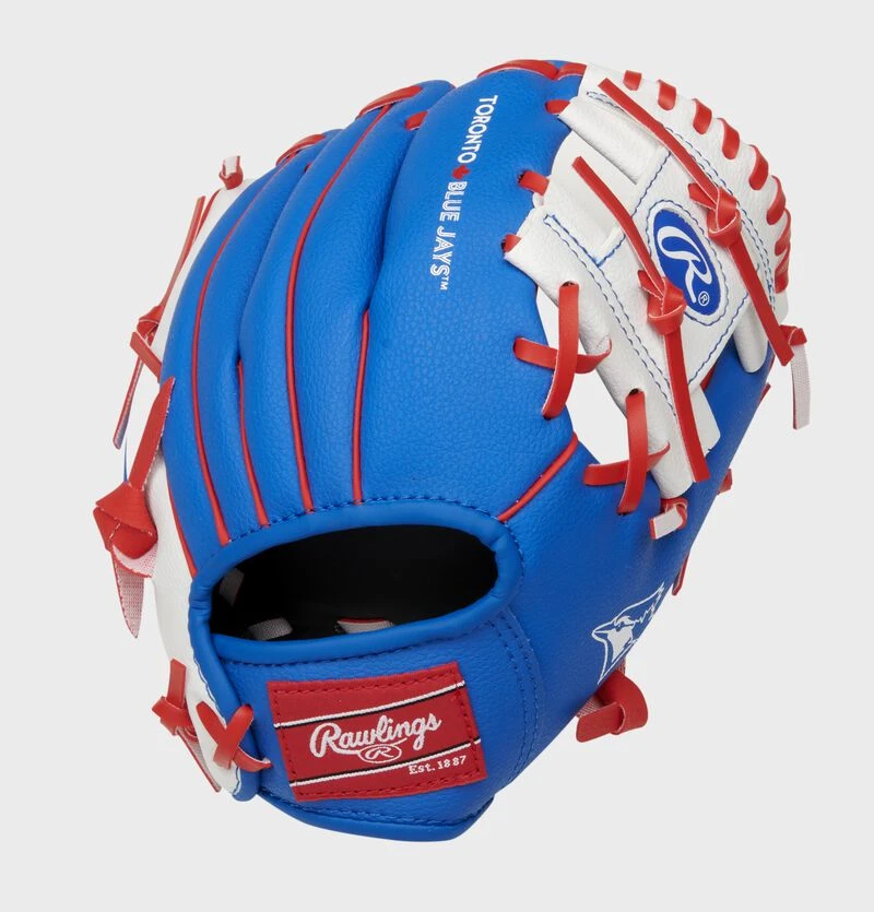 Rawlings Toronto Blue Jays 10-Inch Team Logo Glove 2 Rawlings Toronto Blue Jays 10-Inch Team Logo Glove - Image 2