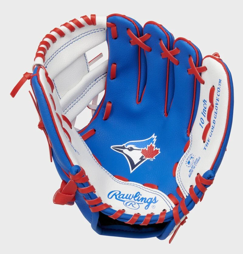 Rawlings Toronto Blue Jays 10-Inch Team Logo Glove 3 Rawlings Toronto Blue Jays 10-Inch Team Logo Glove - Image 3