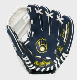 Rawlings Milwaukee Brewers 10-Inch Team Logo Glove 6 Rawlings Milwaukee Brewers 10-Inch Team Logo Glove -Rawlings Shop 22000006111 2