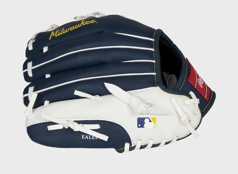 Rawlings Milwaukee Brewers 10-Inch Team Logo Glove 4 Rawlings Milwaukee Brewers 10-Inch Team Logo Glove - Image 4