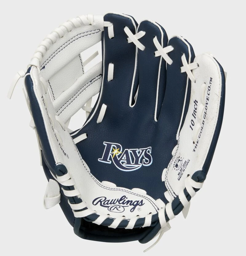 Rawlings Tampa Bay Rays 10-Inch Team Logo Glove 3 Rawlings Tampa Bay Rays 10-Inch Team Logo Glove - Image 3