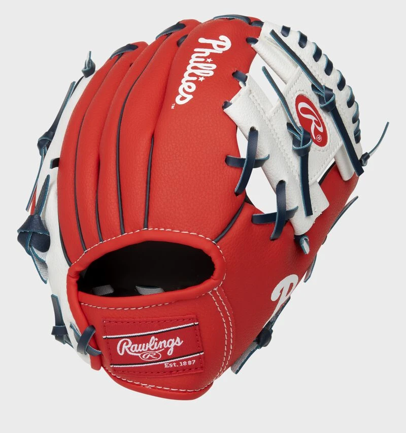 Rawlings Philadelphia Phillies 10-Inch Team Logo Glove 2 Rawlings Philadelphia Phillies 10-Inch Team Logo Glove - Image 2
