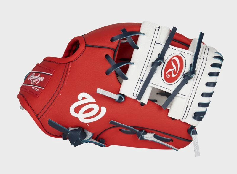 Rawlings Washington Nationals 10-Inch Team Logo Glove 1 Rawlings Washington Nationals 10-Inch Team Logo Glove