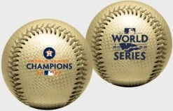Rawlings 2022 Houston Astros World Series Champions Gold Replica Baseball