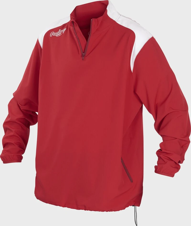 Rawlings Long Sleeve Quarter-Zip Jacket 1 Rawlings Long Sleeve Quarter-Zip Jacket