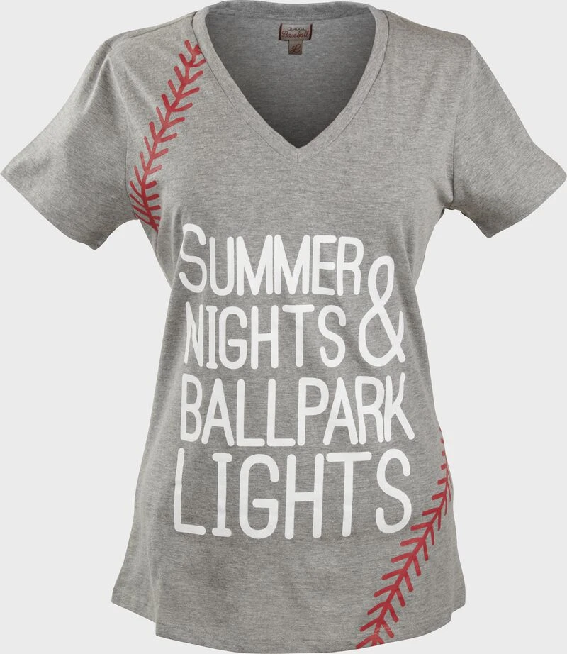 Rawlings Women's Summer Nights V-Neck Shirt 1 Rawlings Women's Summer Nights V-Neck Shirt