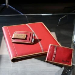 Rawlings "Pop" Baseball Stitch Front Pocket Wallet 9 Rawlings "Pop" Baseball Stitch Front Pocket Wallet -Rawlings Shop POP RED 102