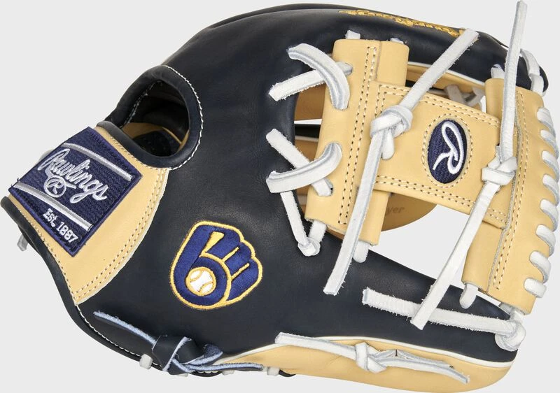 Rawlings 2021 Milwaukee Brewers Heart Of The Hide Glove 1 Rawlings 2021 Milwaukee Brewers Heart Of The Hide Glove