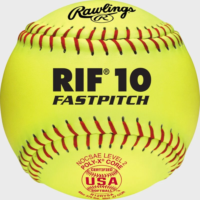 Rawlings USA RIF 10 Official 12" Softballs 1 Rawlings USA RIF 10 Official 12" Softballs