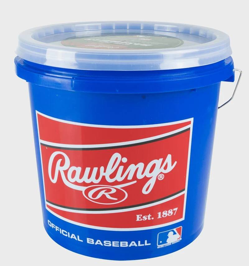 Rawlings Bucket Of 24 R12U Game Baseballs 1 Rawlings Bucket Of 24 R12U Game Baseballs
