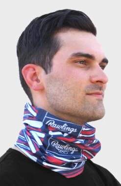 Rawlings Adult Multi-Functional Head And Face Gear, Flag & Bats -Rawlings Shop RC40003 999 2