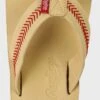 Rawlings Women's Baseball Stitch Nubuck Leather Sandals