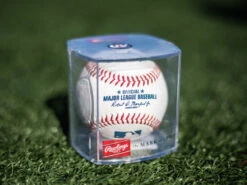 Rawlings MLB Official Baseball With Display Cube -Rawlings Shop ROMLB 1 1