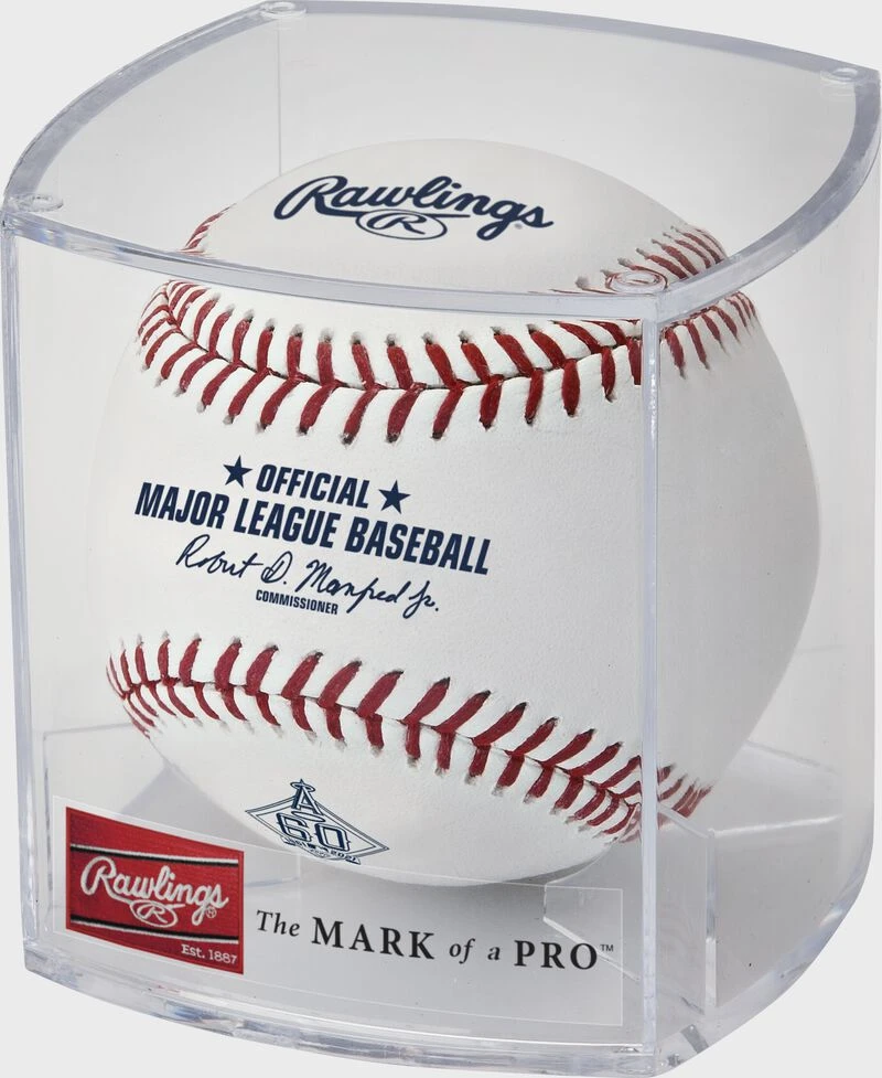 Rawlings MLB 2021 Los Angeles Angels 60th Anniversary Baseball 3 Rawlings MLB 2021 Los Angeles Angels 60th Anniversary Baseball - Image 3