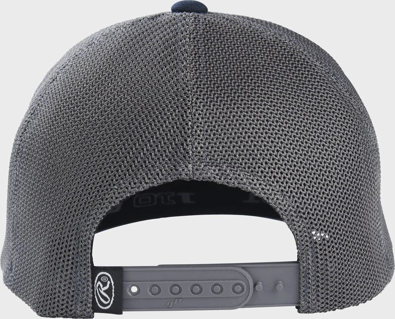 Rawlings Leather Patch Mesh Snapback Hat 2 Rawlings Leather Patch Mesh Snapback Hat - Image 2