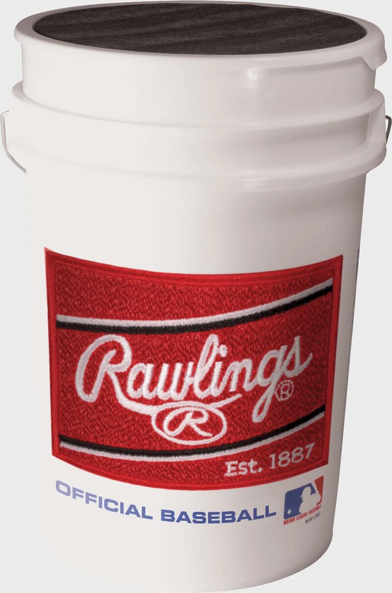 Rawlings Bucket Of ROLB1X Practice Baseballs With 6 Gallon Bucket (30 EA Balls) 1 Rawlings Bucket Of ROLB1X Practice Baseballs With 6 Gallon Bucket (30 EA Balls)