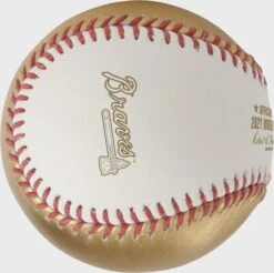 Rawlings MLB 2021 Gold World Series Dueling Baseball -Rawlings Shop WSBB21DL 3