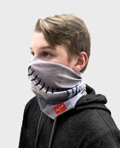 Rawlings Youth Multi-Functional Head And Face Gear, Baseball Stitch